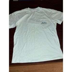 Drake Waterfowl Duck Graphic Mint Green Pocket Tee Mens Size X-Large